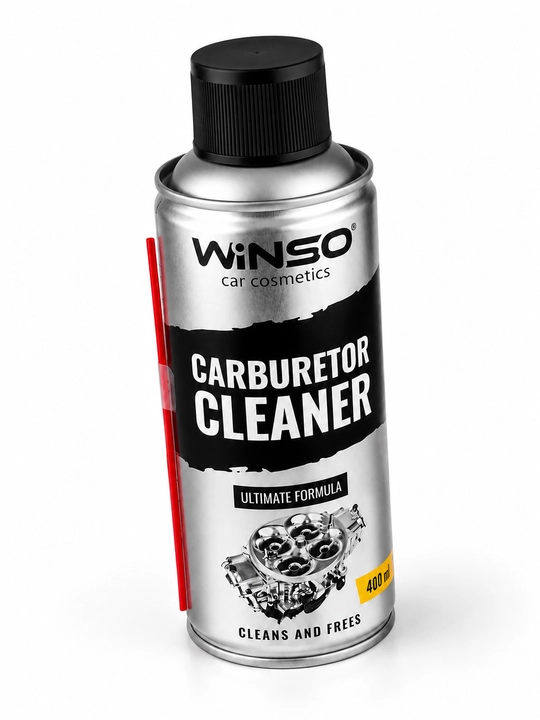 WiNSO Carburetor Cleaner 400 мл — очиститель карбюратора и топливной системы автомобиля