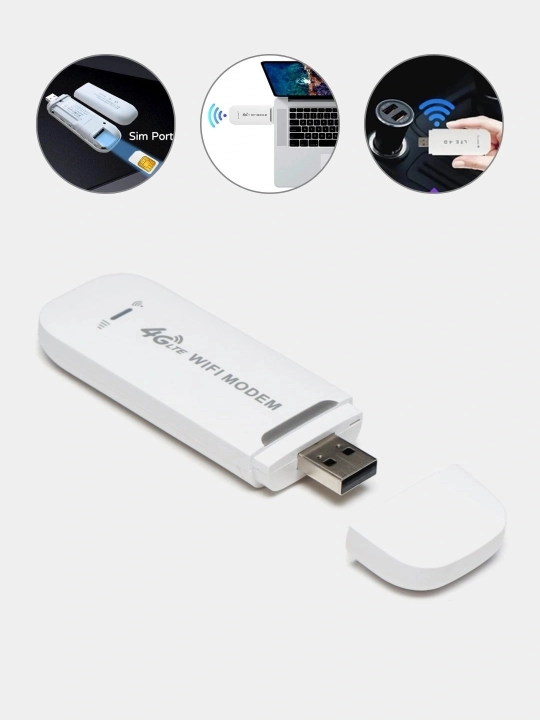 4G LTE USB Wi-Fi Modem - высокоскоростной интернет через SIM-карту