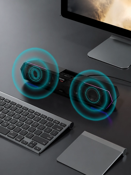 Edifier MG300 – Bluetooth 5.3 RGB kompyuter kalonka saundbari