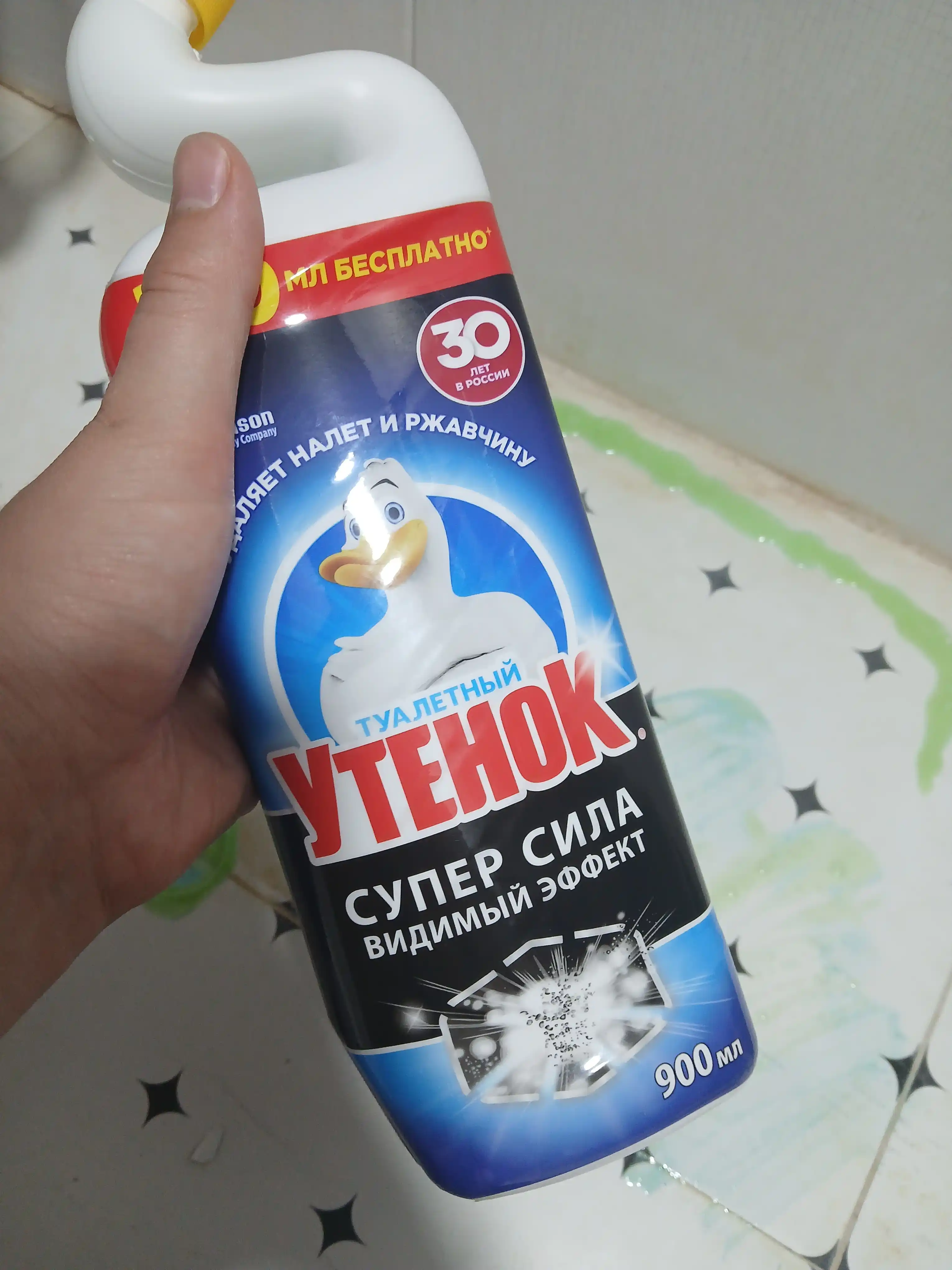 Туалетный Утенок cредство для чистки туалета с видимым эффектом – 0,9 л