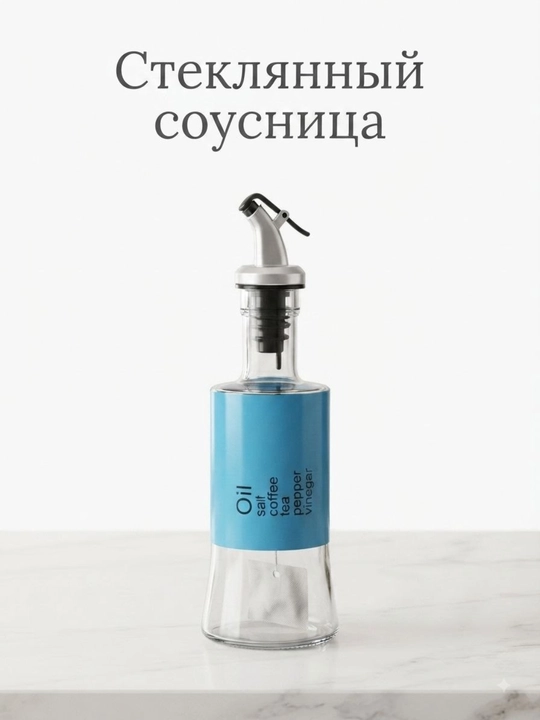 Shisha sousdon sousnitsa sous idish sous uchun yog‘ uchun idish  shisha sousnitsa