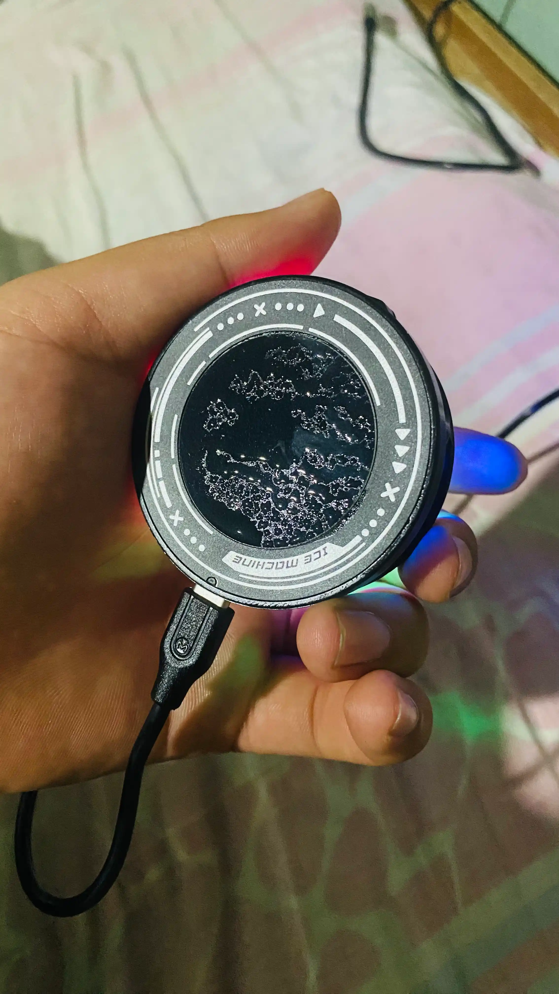 Memo CX-07 telefon va uchun magnitli Kuler, RGB yoritgichli, Kuller 8000 aylanish/min