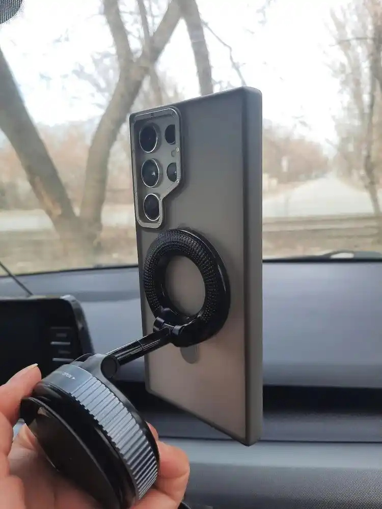 Держатель для телефона, магнитный, вакуумный, в машину с Magsafe