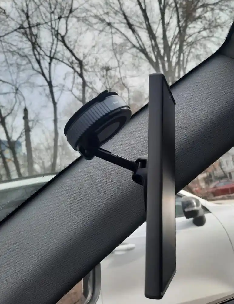 Держатель для телефона, магнитный, вакуумный, в машину с Magsafe