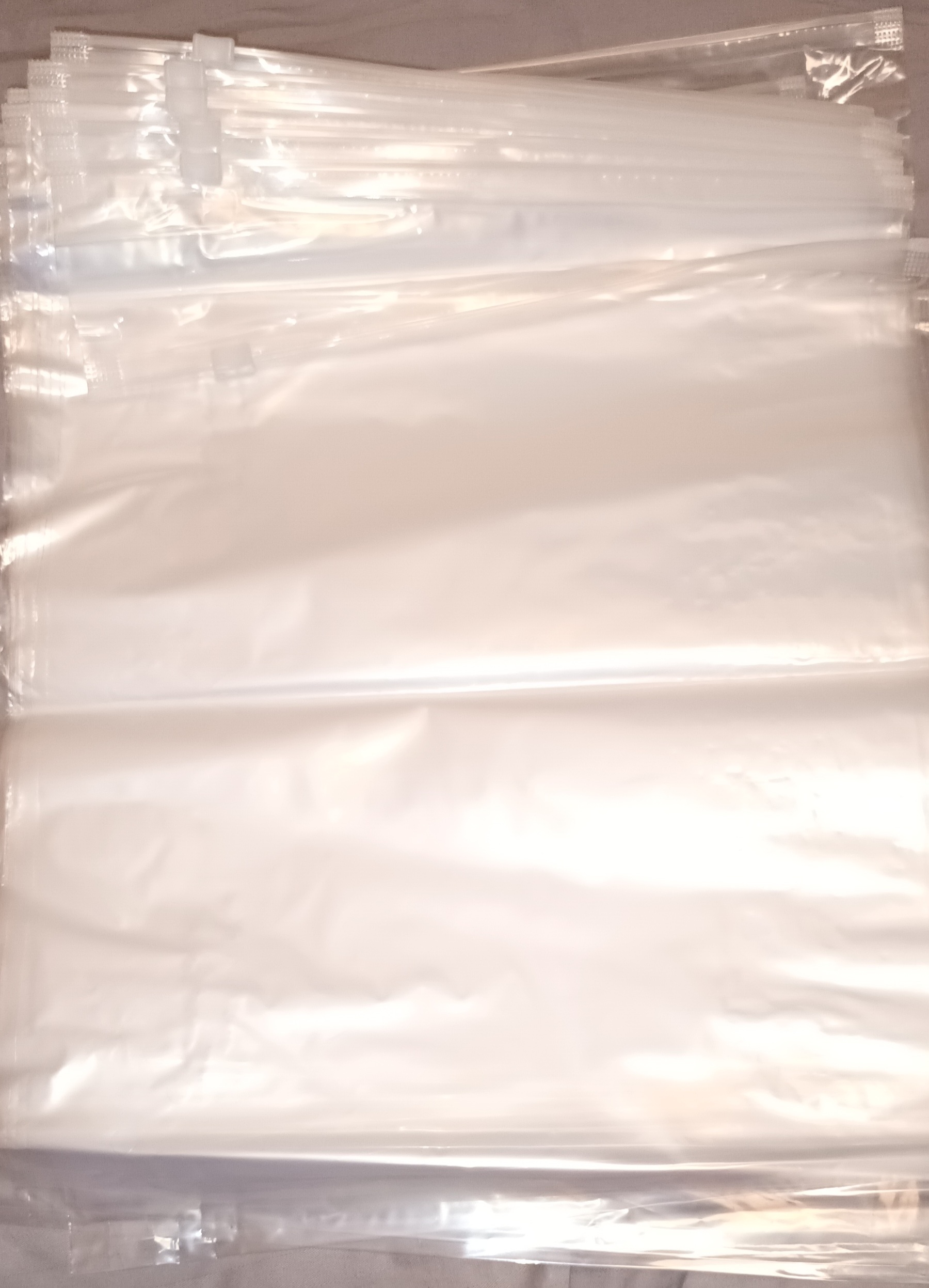 Zip paket, ko'p martalik qadoqlash paketi, Zip Lock qadoqlash, 25 dona