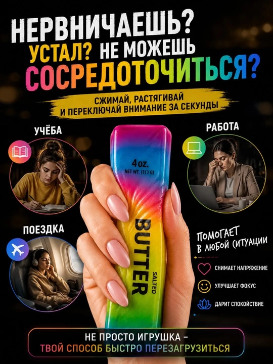 Сквиш антистресс игрушка нидоу масло сквиши мялка для рук антистресс детская