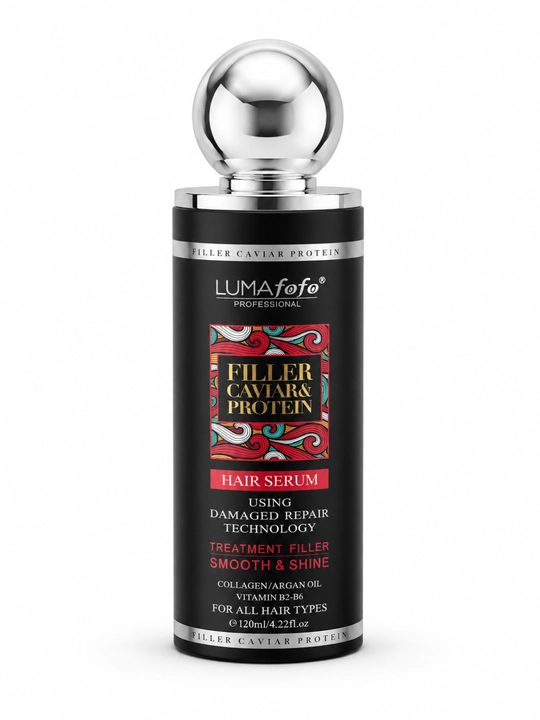 Сыворотка для волос LUMA fofo Filler Caviar & Protein с аргановым маслом, 120 мл