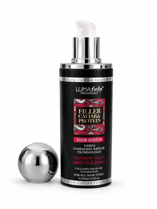 Сыворотка для волос LUMA fofo Filler Caviar & Protein с аргановым маслом, 120 мл