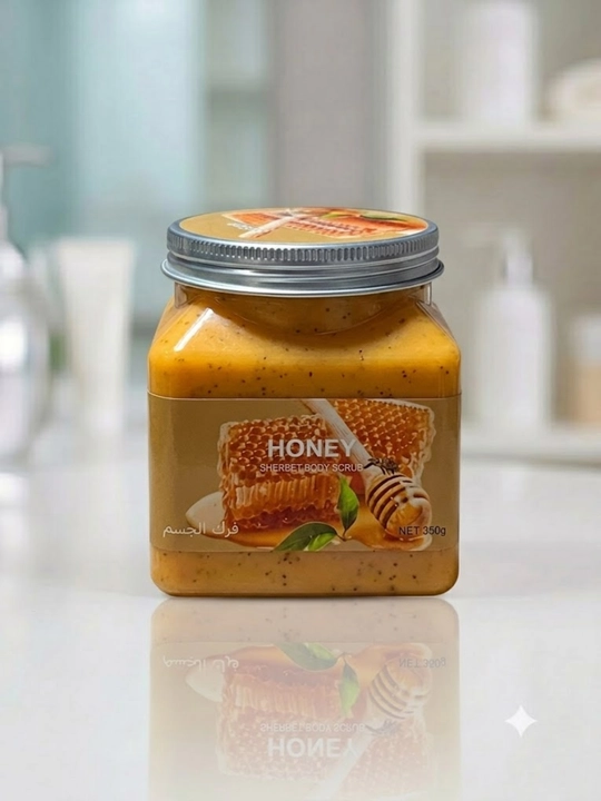 Aloe, avokado va asal ekstraktlari bilan tana va yuz uchun skrab, tozalovchi va xushbo‘y piling