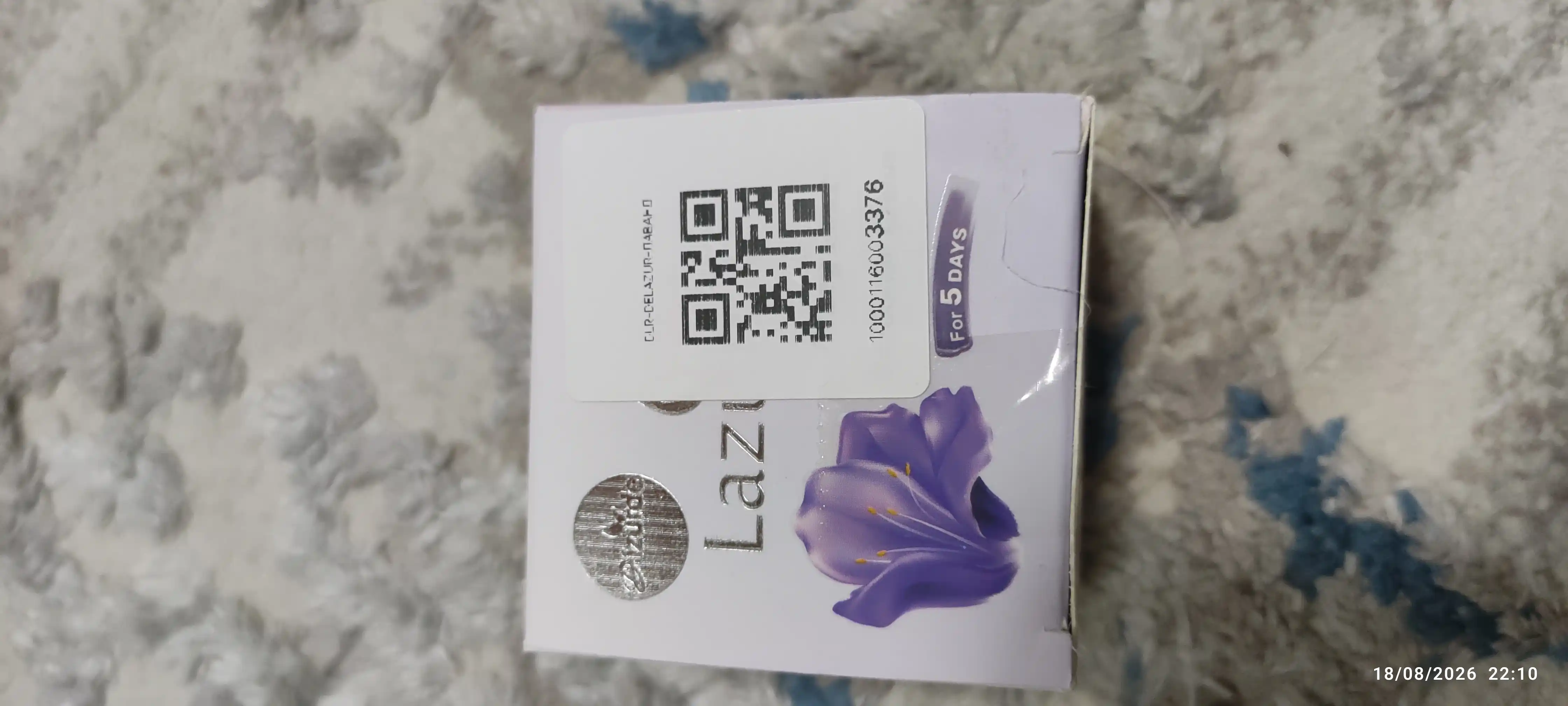Lazurde Ayollar uchun dezodorant, ter hidiga qarshi antiperspirant krem, 50 gr
