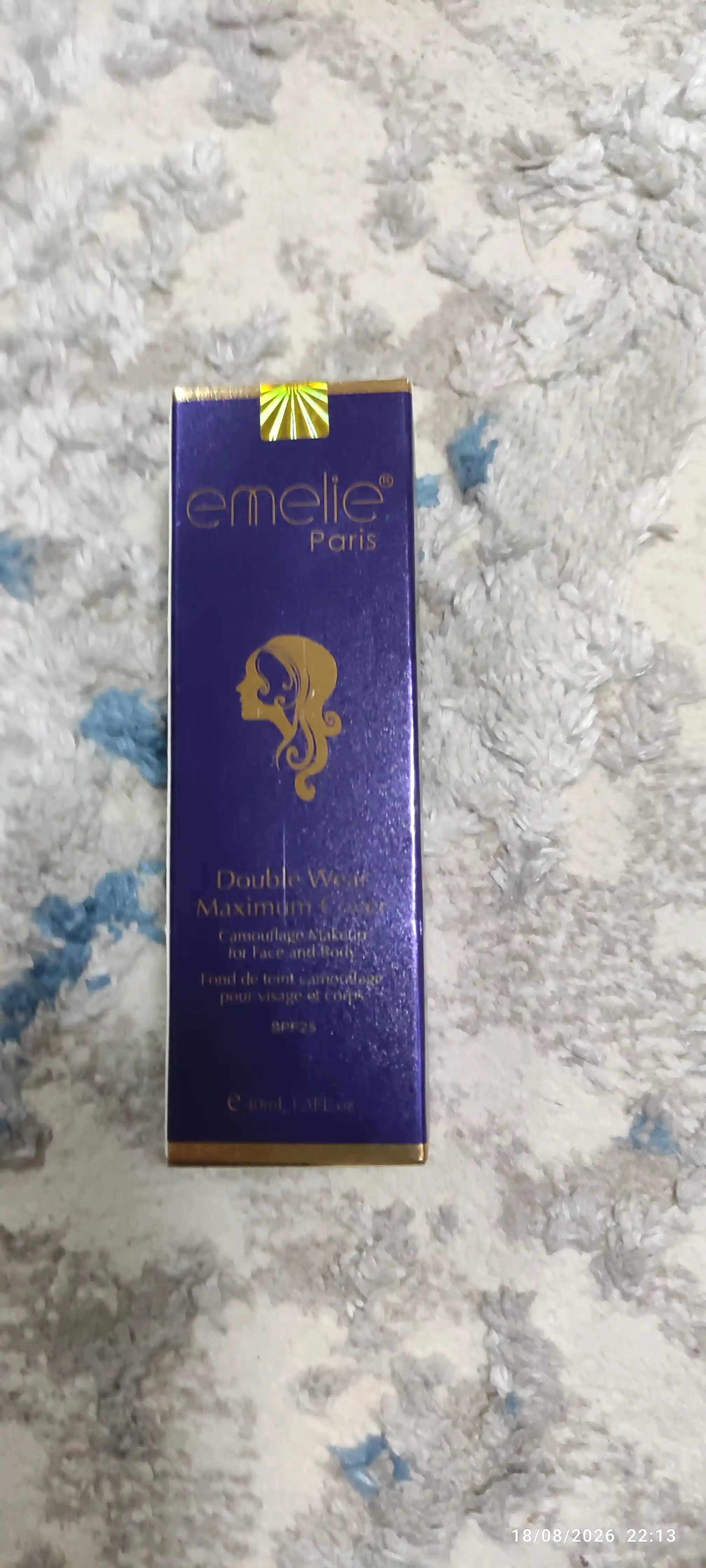 Tonal krem yuz uchun Еmelie spf 25, namlovchi, mat rangi, 40 ml 1. 3fl, item no: e-103