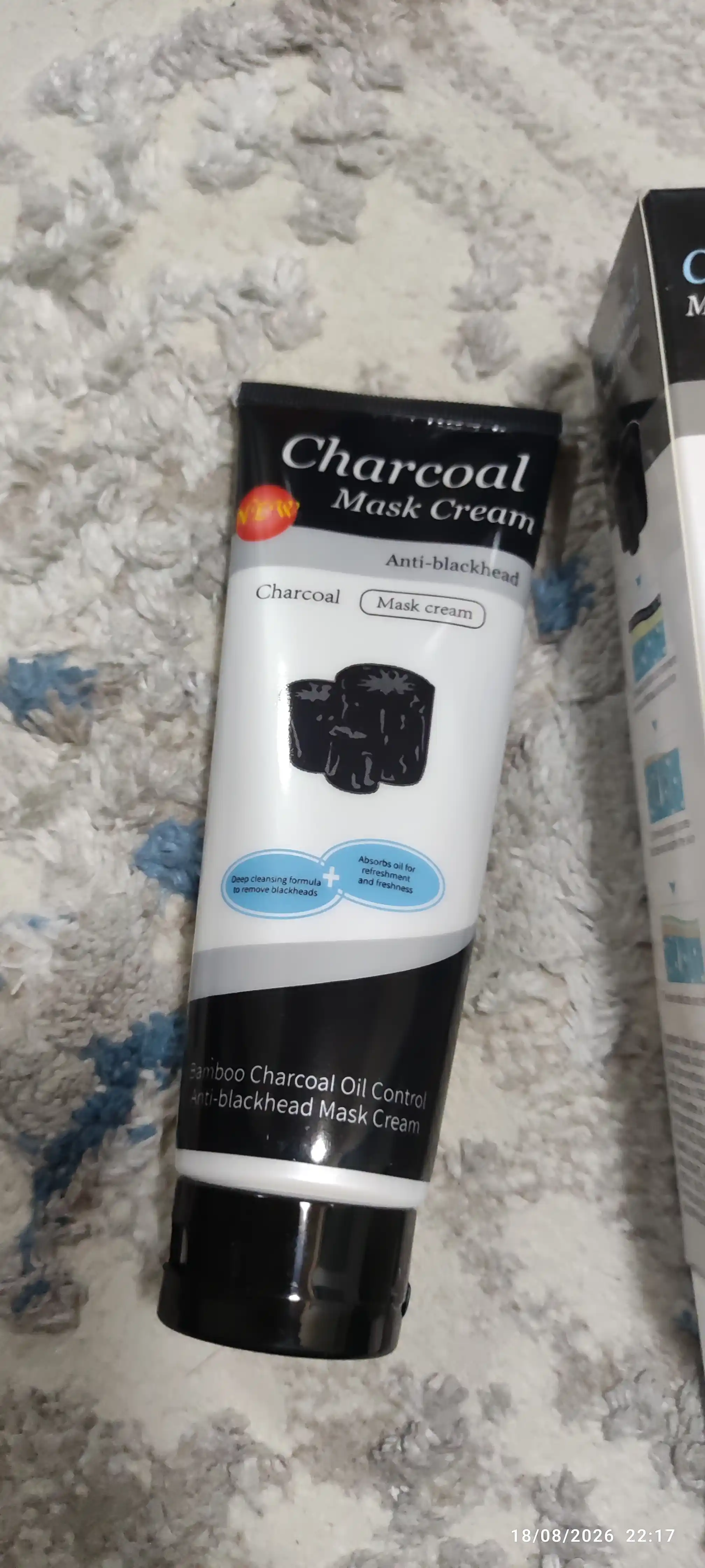 Маска для лица Charcoal Black Mask — от черных точек и очищения пор, 130 г