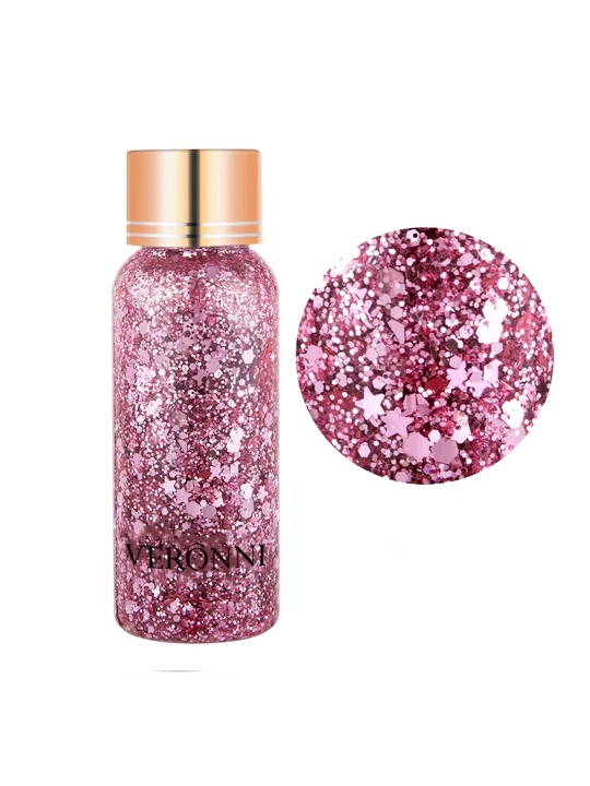 Soch va yuz uchun glitterni yaltiratuvchi bezak, gimnastika, makiyaj uchun yaltiroq zar