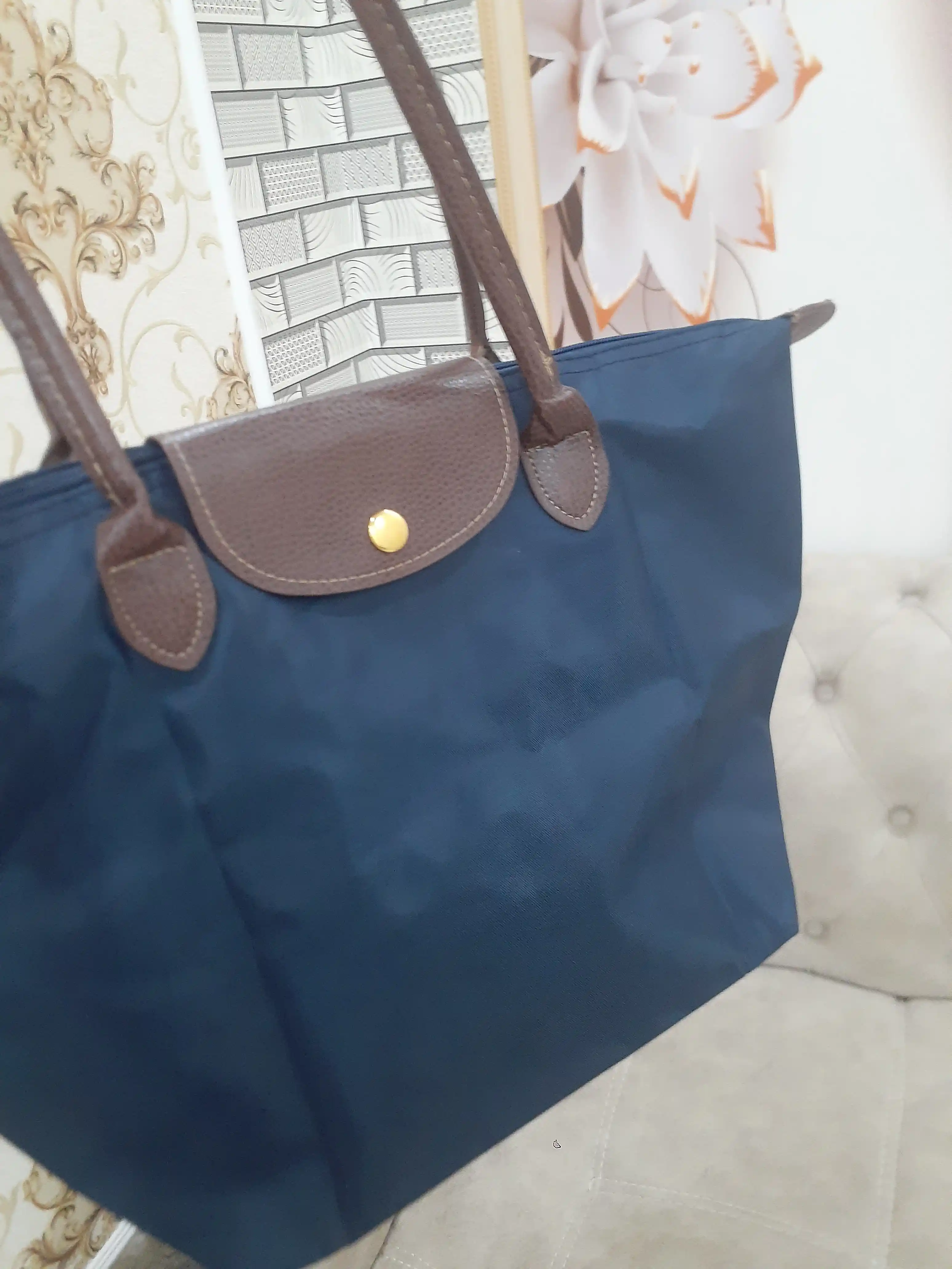 Ayollar uchun sumka, shopper yelkaga taqiladigan, katta neylon sumka, o'lchamlar S, M, L