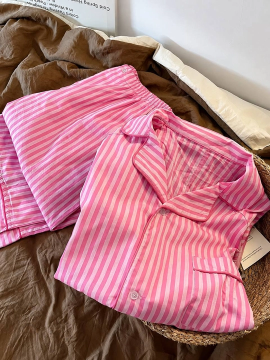 Ayollar uchun uzun yengli uzun shimli pijama – kuz, qish va bahor uchun
