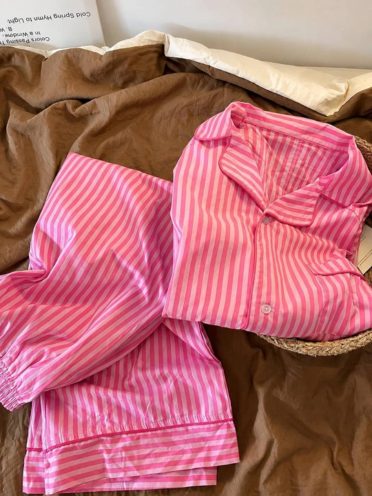 Ayollar uchun uzun yengli uzun shimli pijama – kuz, qish va bahor uchun