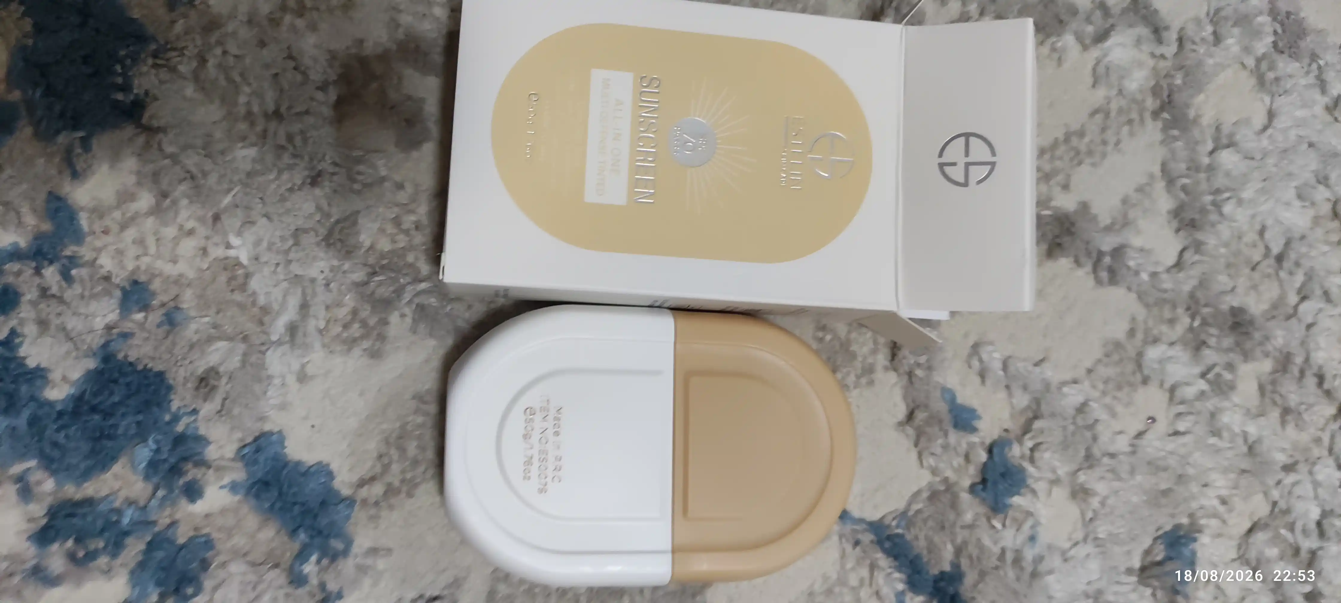 Quyoshdan himoyalovchi krem Estelin, SPF yuz va tana uchun krem, oqartiruvchi 100, 50 g