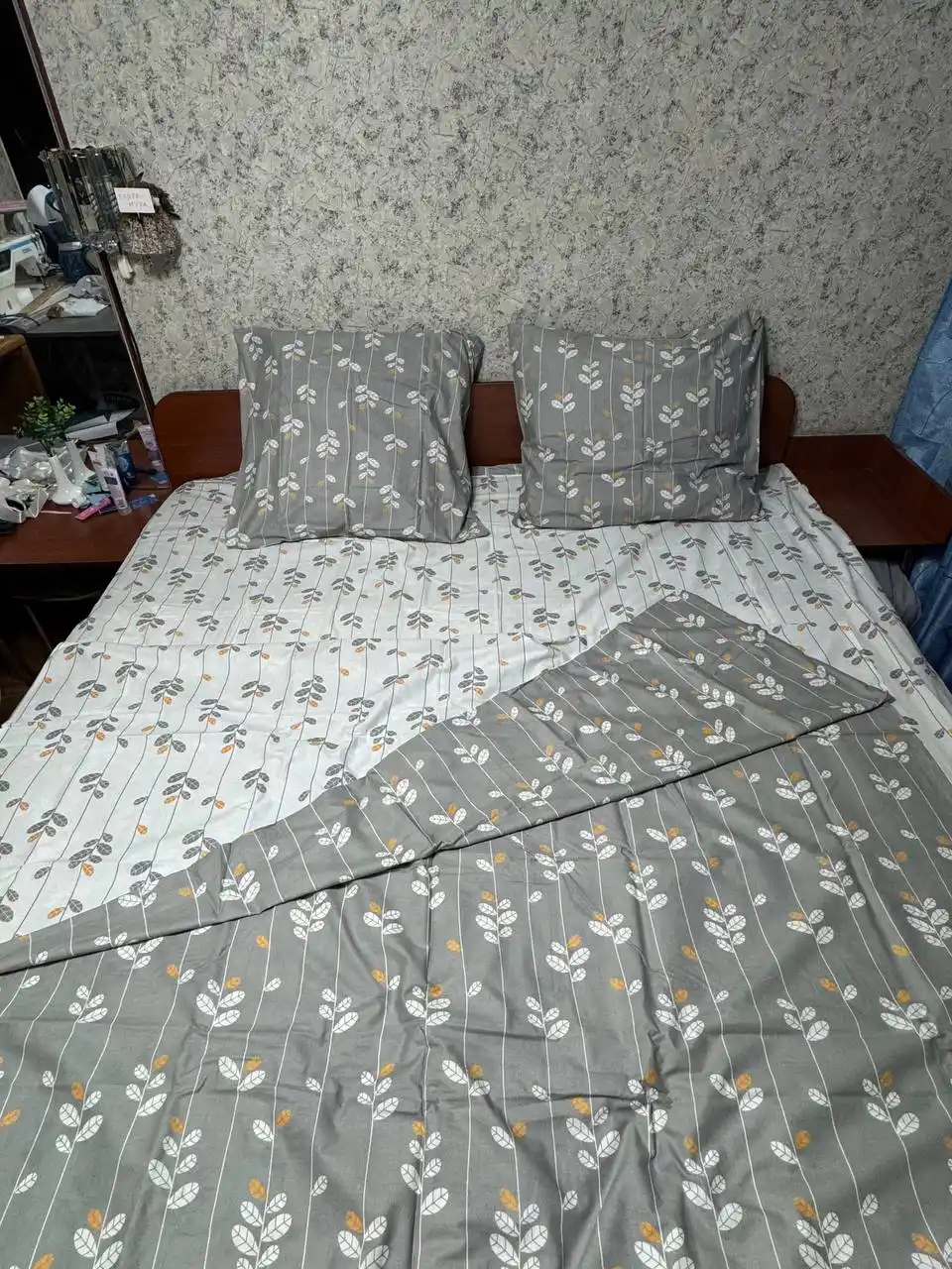 Комплект постельного белья двуспальное хлопок, 4 предмета