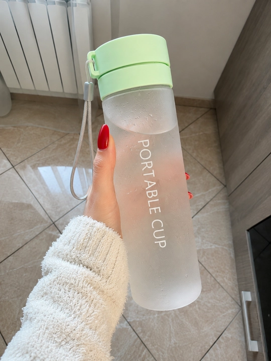Бутылка для воды, для занятий спортом и повседневного использования, матовый, 600-800 мл
