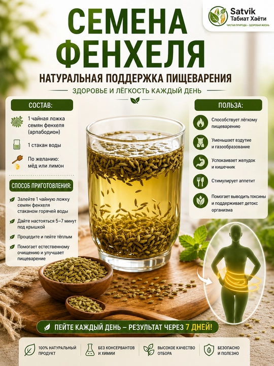 Семена фенхеля (Арпабодиён) 250 г, 100 гр — натуральные семена для чая и специй