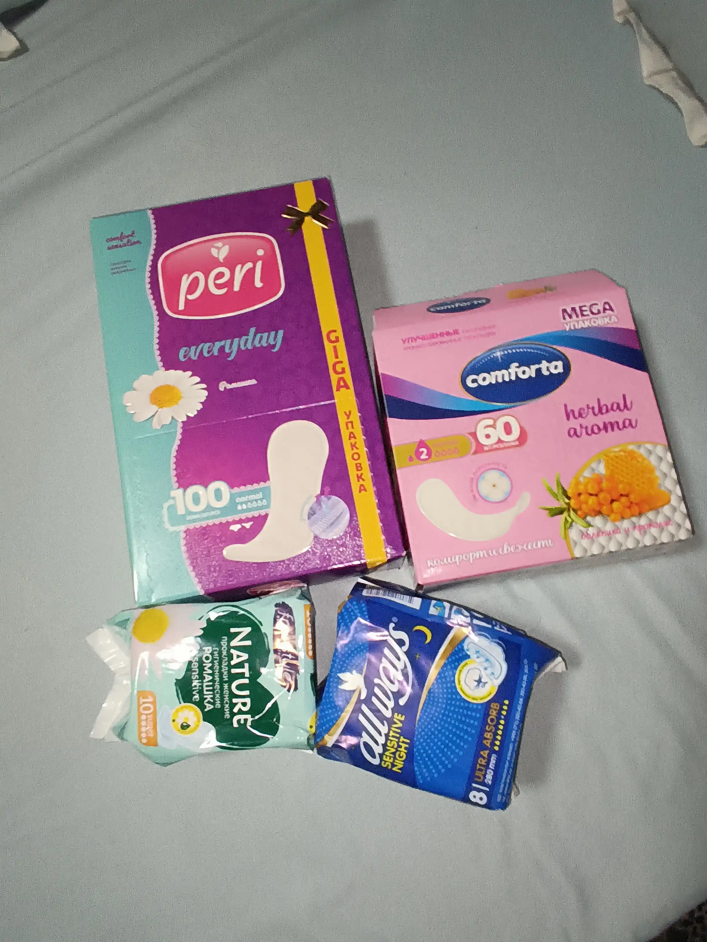 Kundalik prokladkalar Comforta chakanda, 60 dona