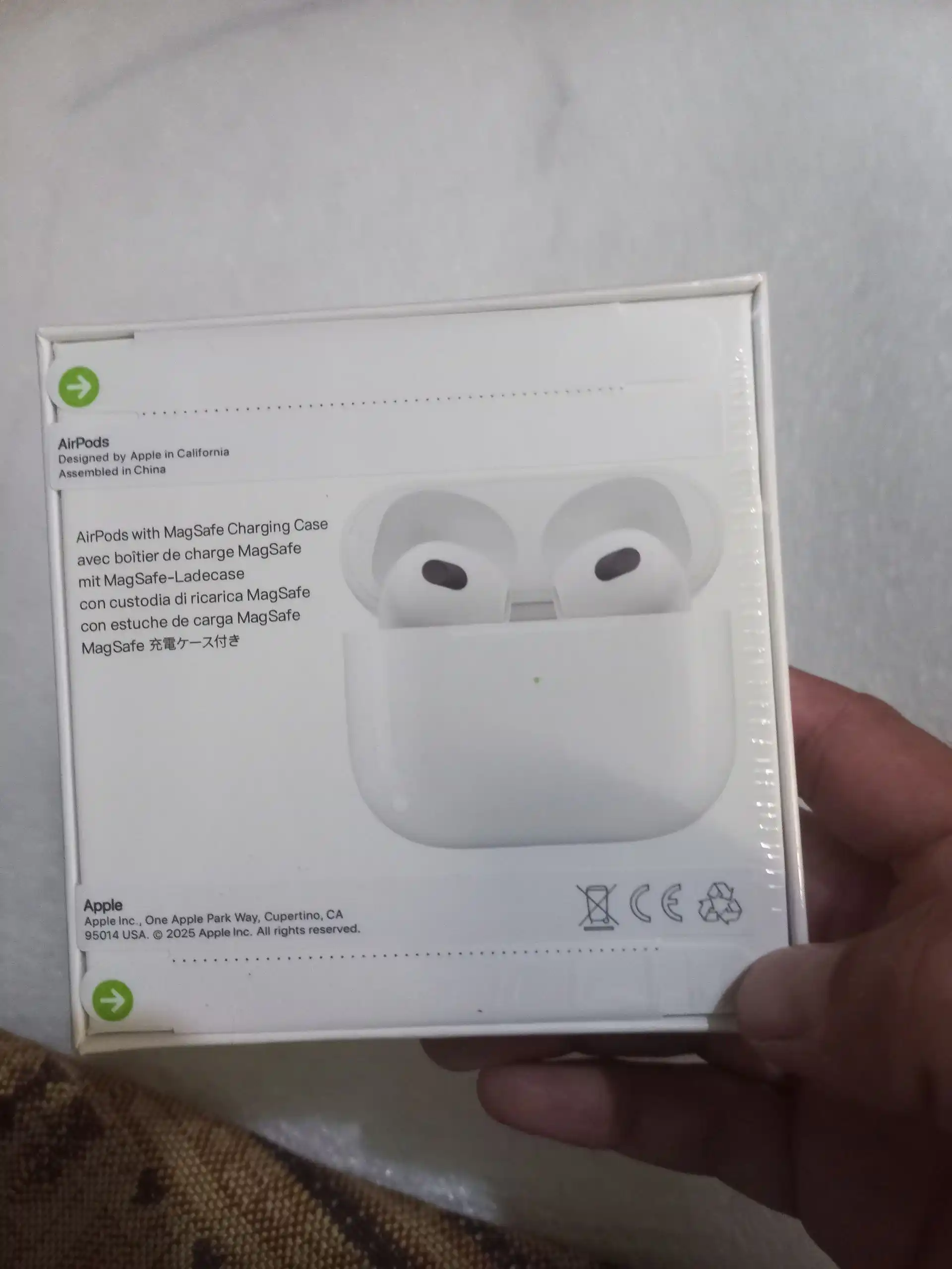 Наушники Pods 3, Bluetooth-наушники для iPhone и Android с сенсорным управлением