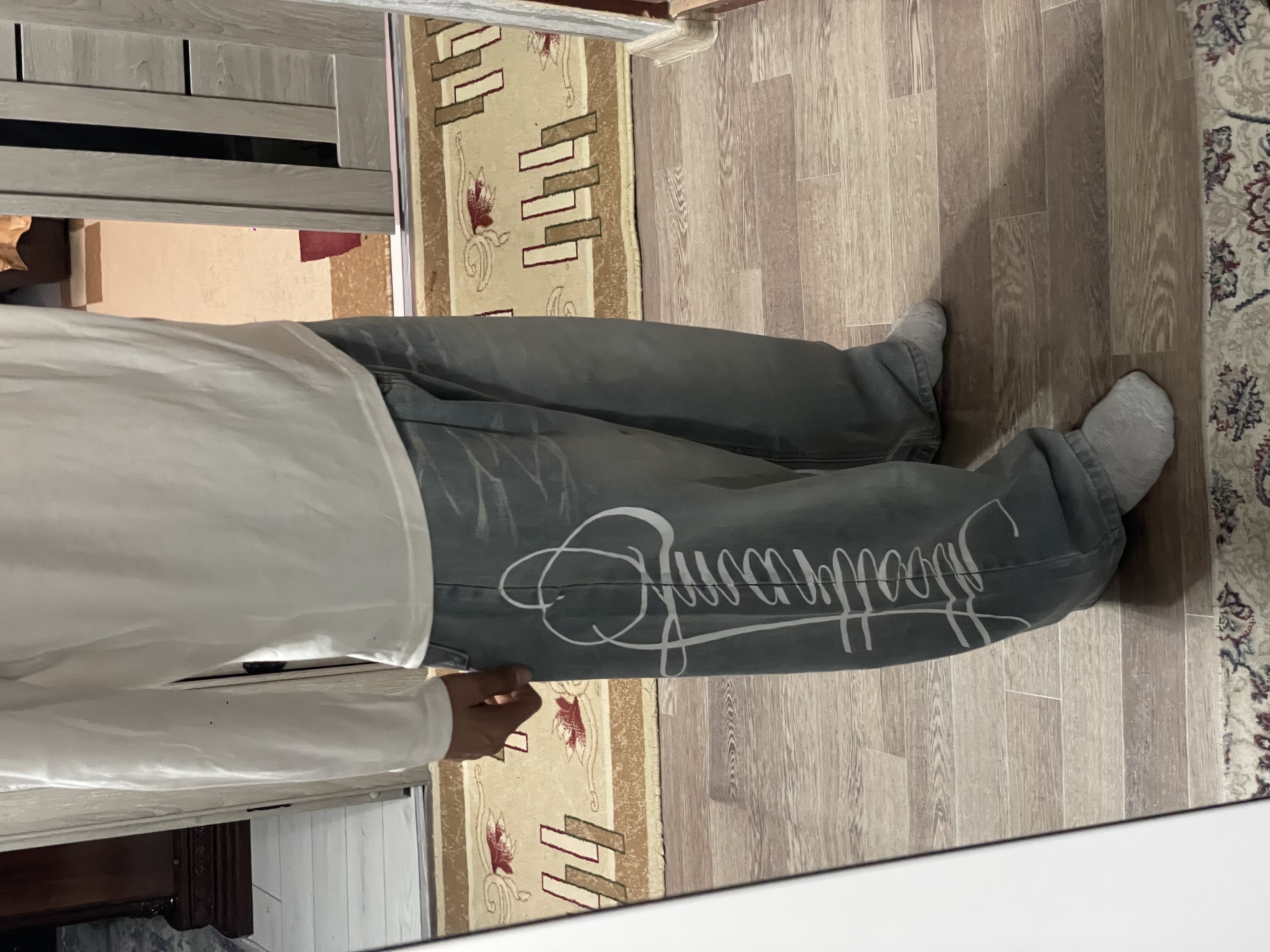 Erkaklar va ayollar uchun Y2K uslubidagi jinsi shimlar, uniseks baggy oversize