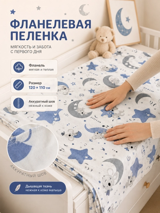 Пелёнки для новорождённых, детский простынь, плед, фланель, 100% хлопок, 120×110 см