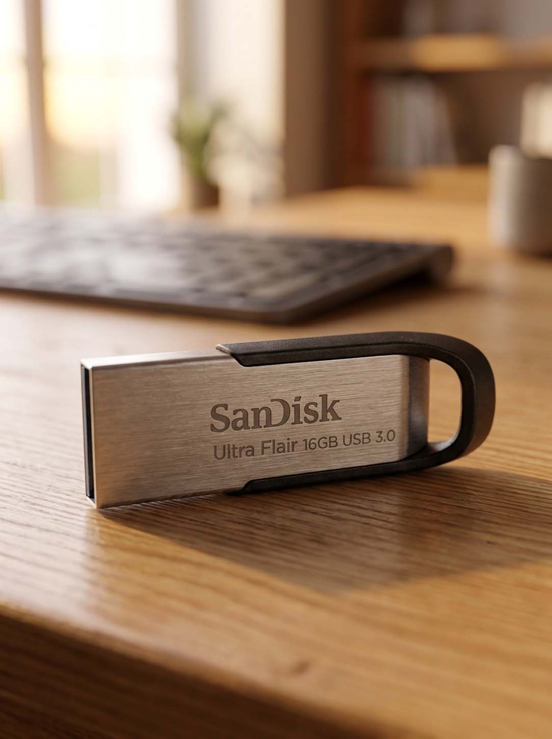 Флешка SanDisk Ultra Fair USB 3.0, 16ГБ/32ГБ/64ГБ/128ГБ