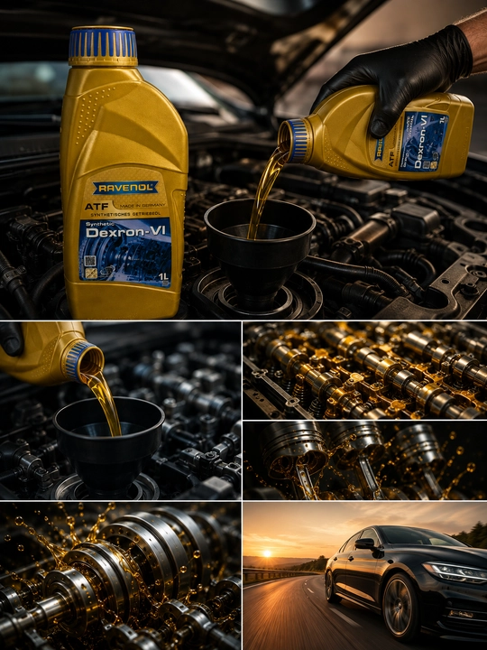 Масло АКПП RAVENOL ATF Dexron VI