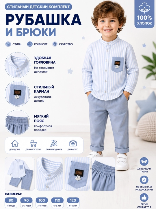 Детский комплект для мальчика - 