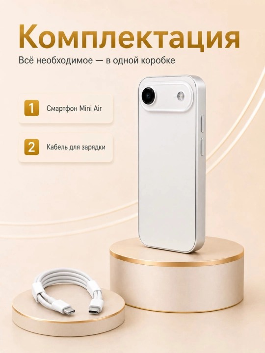 Bolalar uchun ixcham Air mini sensorli telefoni, 2 SIM