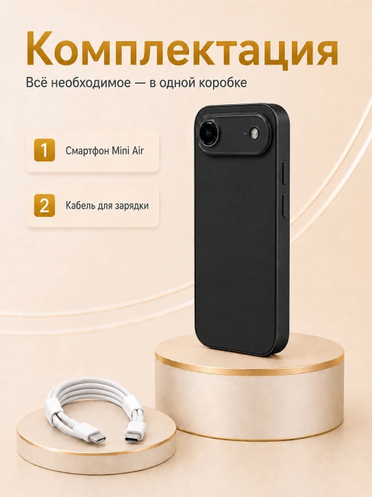 Bolalar uchun ixcham Air mini sensorli telefoni, 2 SIM