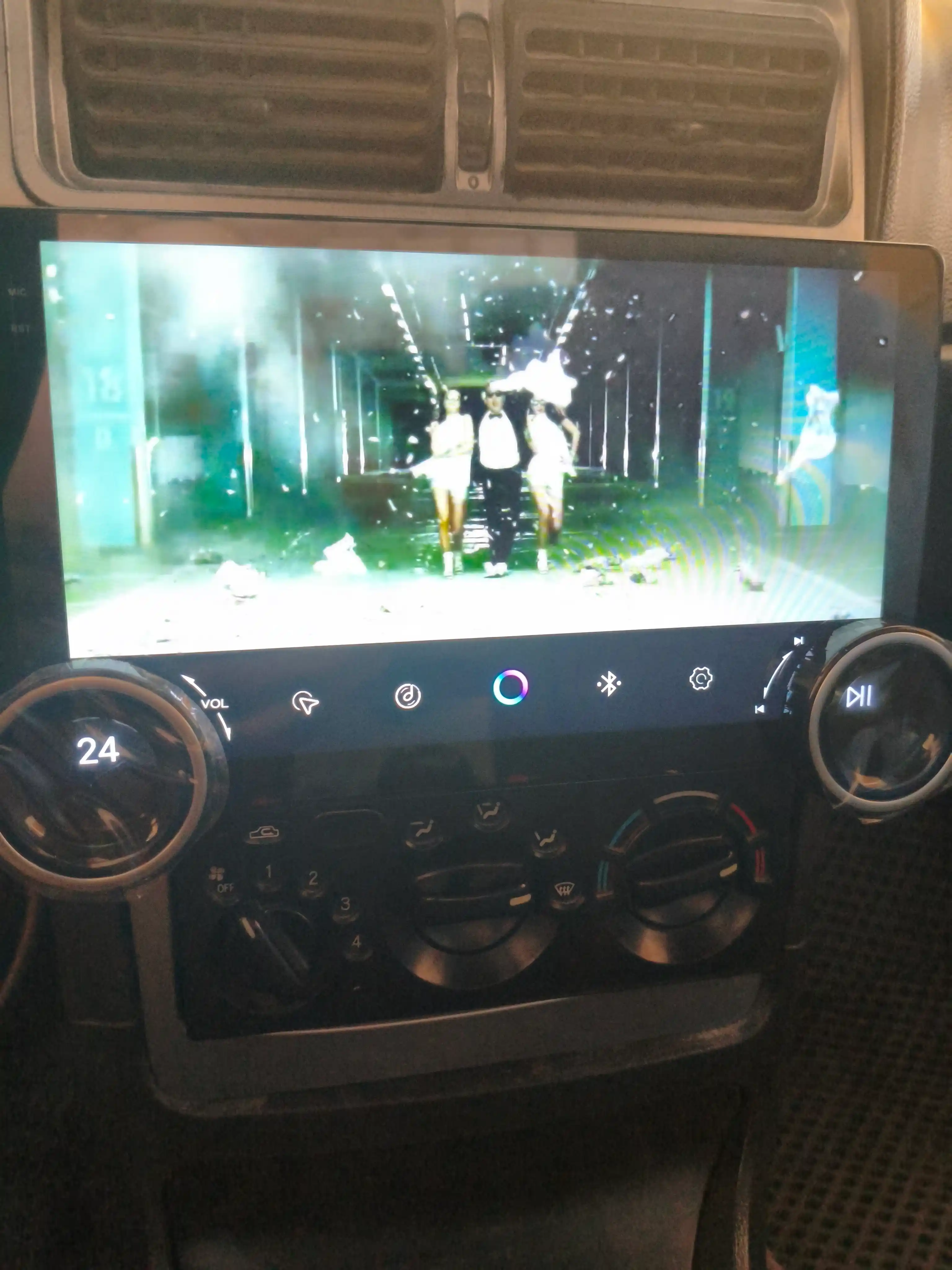 Авто монитор Tesla, Diamond X80 2K, 10.1 дюйма 4+64 ГБ, WiFi кулер, с рамкой и кабелями