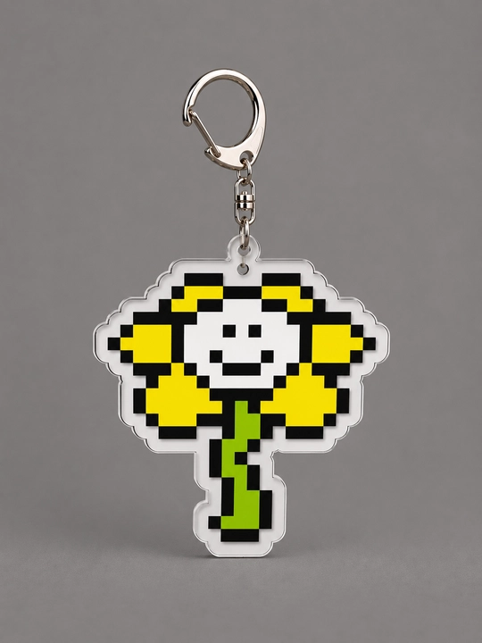 Брелоки Undertale - мерч для фанатов, подарок для геймеров - 