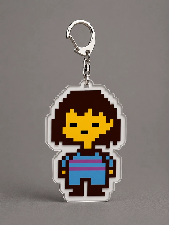 Брелоки Undertale - мерч для фанатов, подарок для геймеров - 