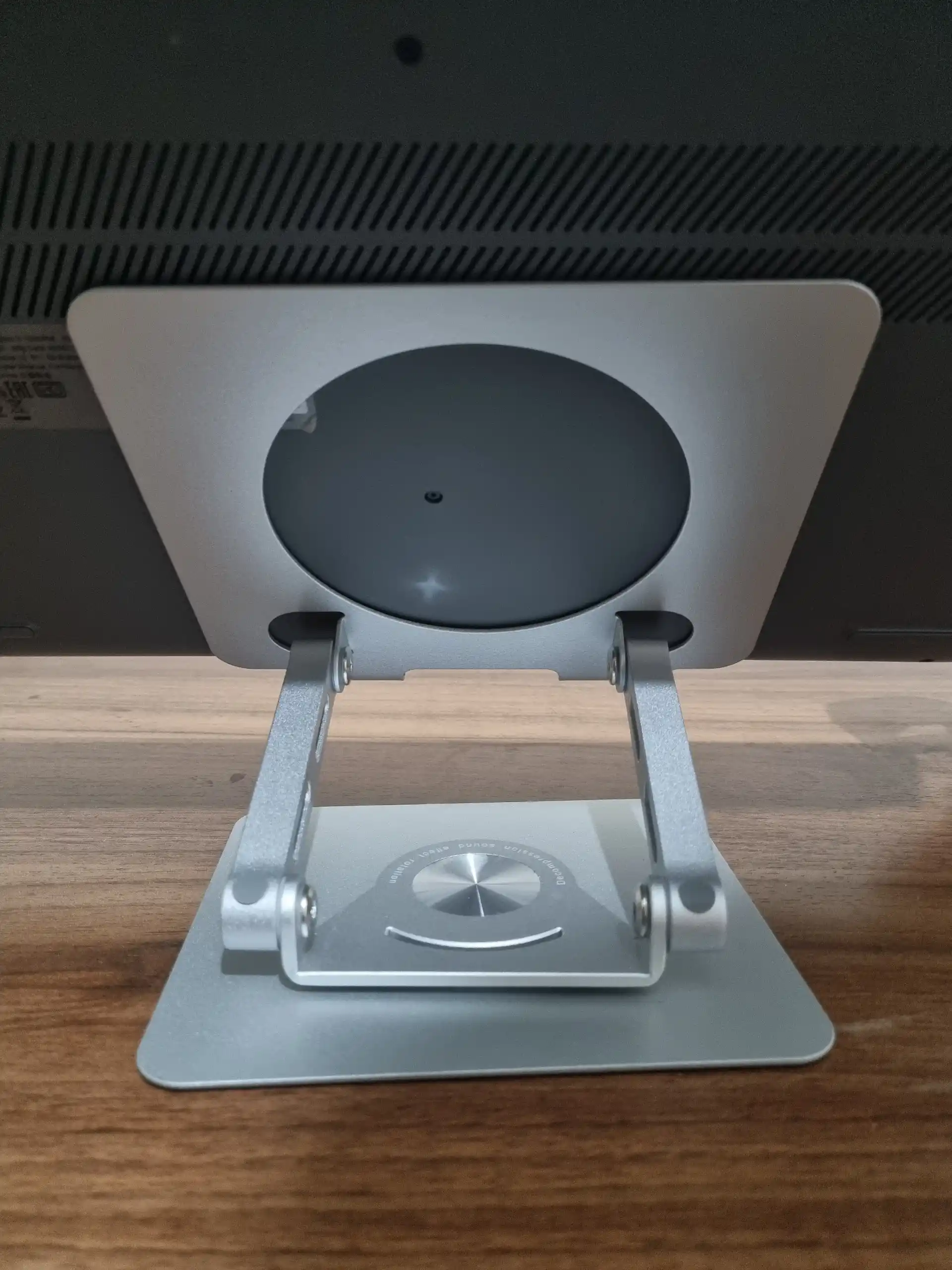 Noutbuk va planshet uchun metall podstavka STAND J23, 360° aylanadigan stend
