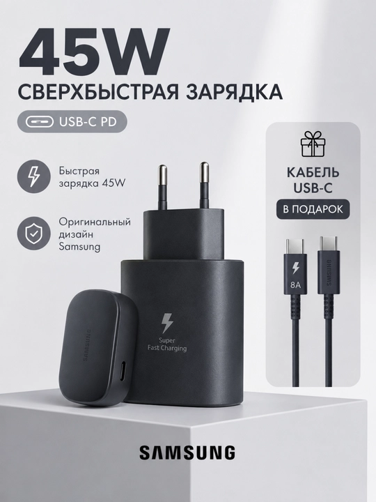 Зарядное устройство, быстрое зарядное устройство, зарядный адаптер, зарядное устройство - 