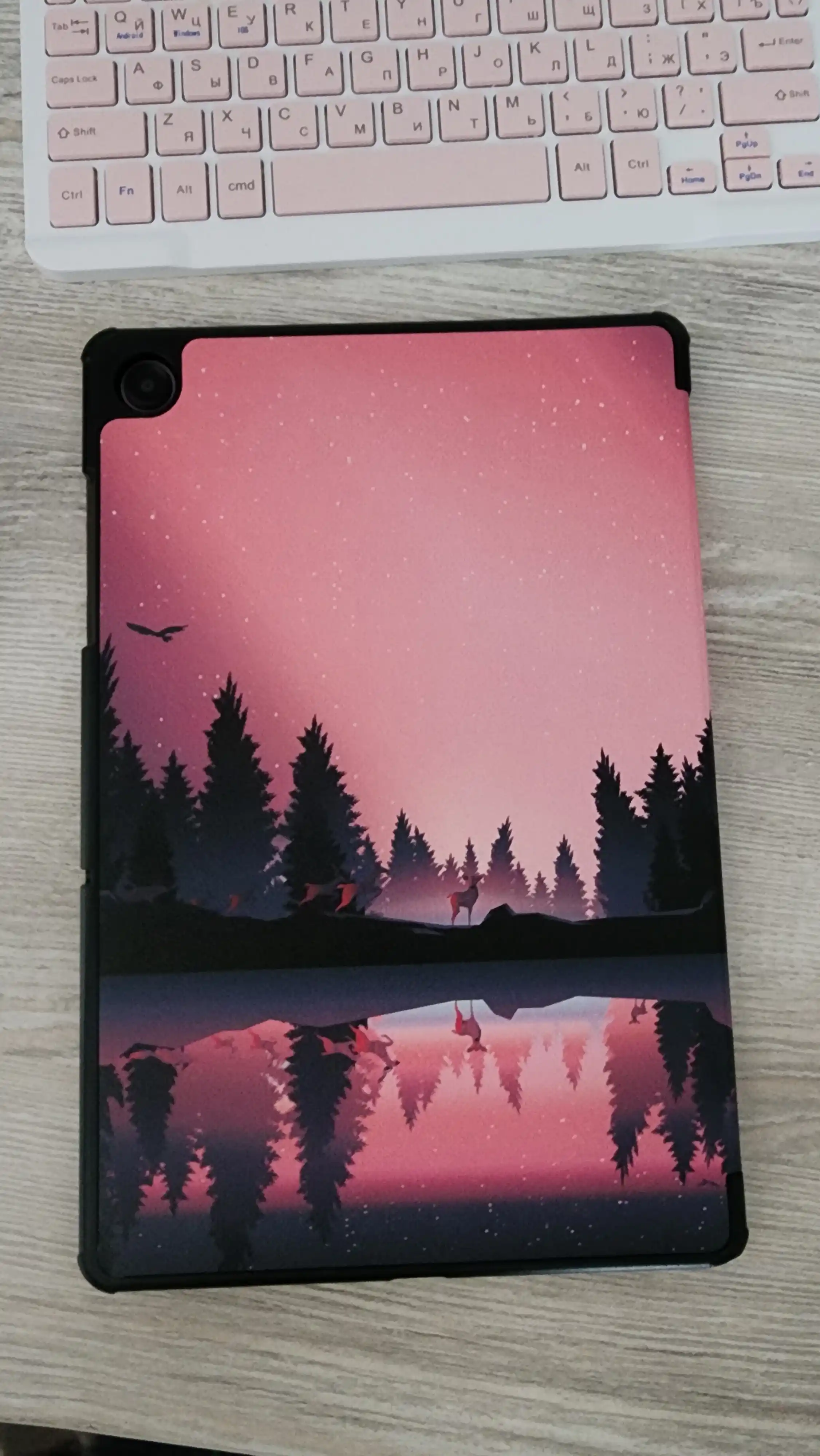 Чехол для Samsung Tab A9 / A11 8.7" и A9+ / A11+ 11" + стилус, Sleep/Wake, подставка
