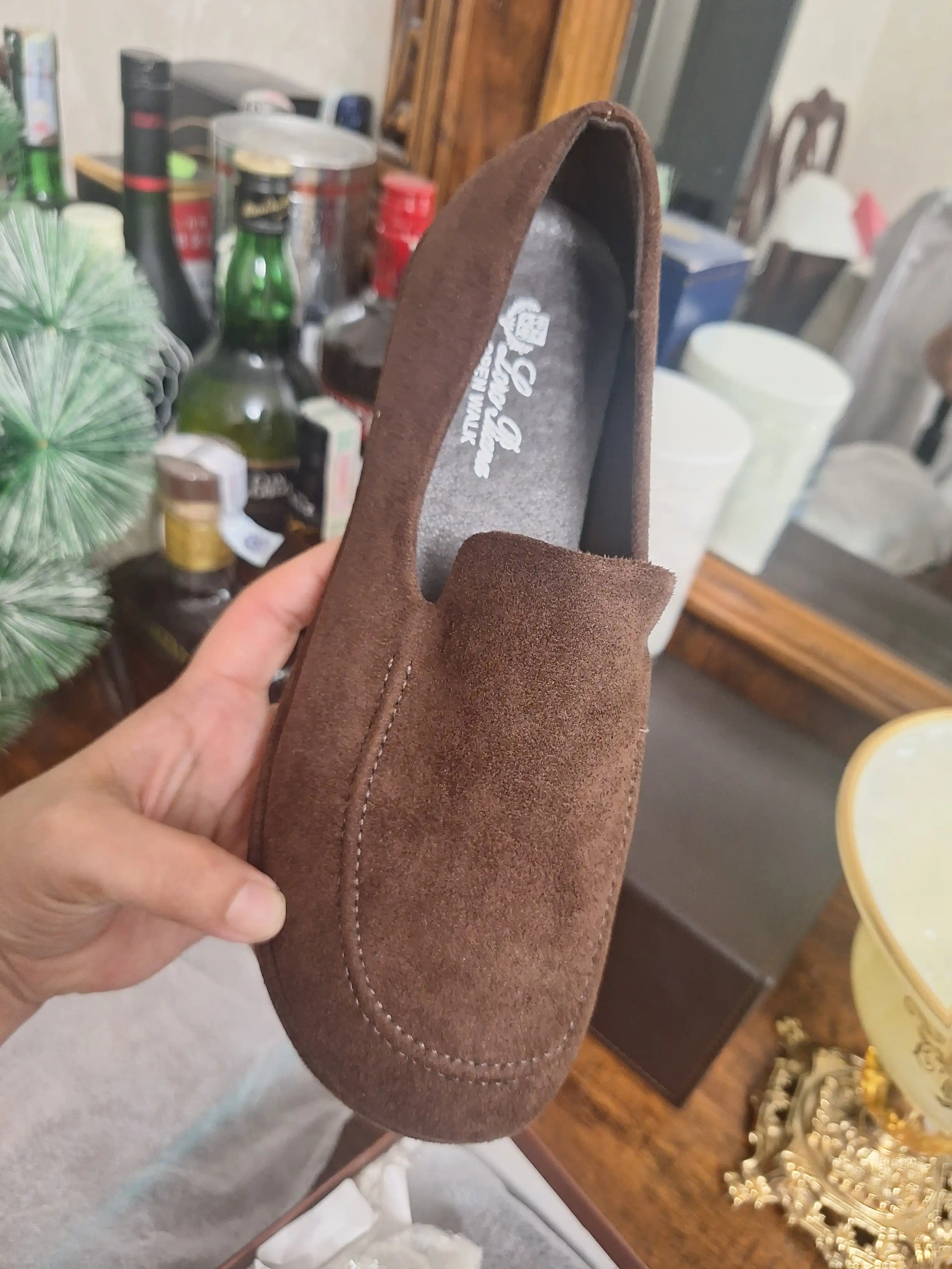 Ayollar loferi, zamsh, kundalik, ayollar oyoq kiyimi, lofer ayollar uchun