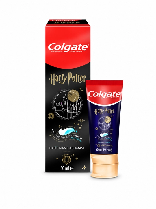 Colgate Harry Potter bolalar to‘plami: tish pastasi va tish cho‘tkasi, 6+ yoshdan