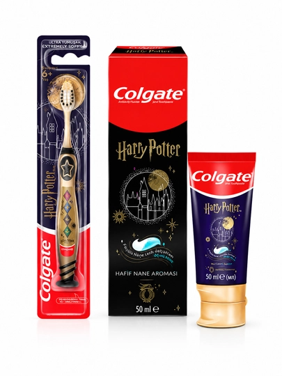 Детский набор Colgate Harry Potter: зубная паста и зубная щетка, 6+ - 