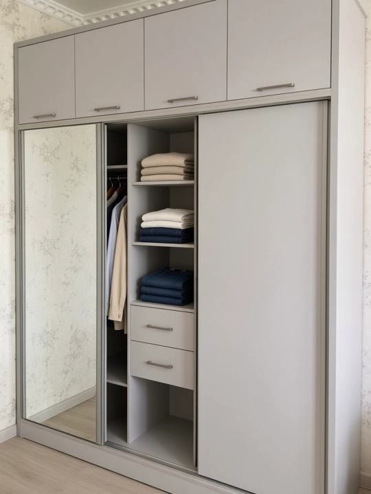 Keng va zamonaviy shkaf – 186×240×60 sm