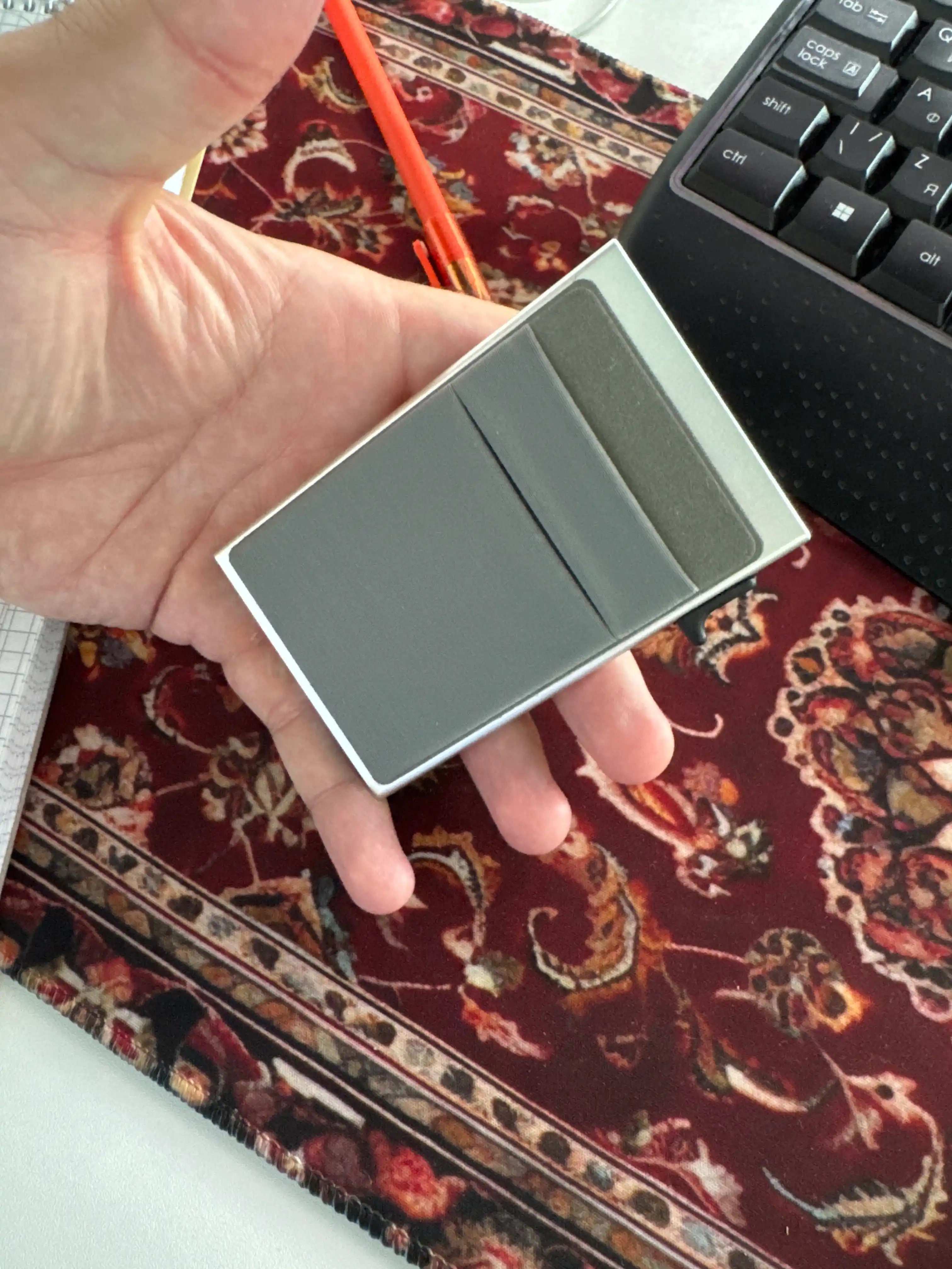 Металлический кардхолдер-RFID-защита, компактный и надежный, тактический, для документов