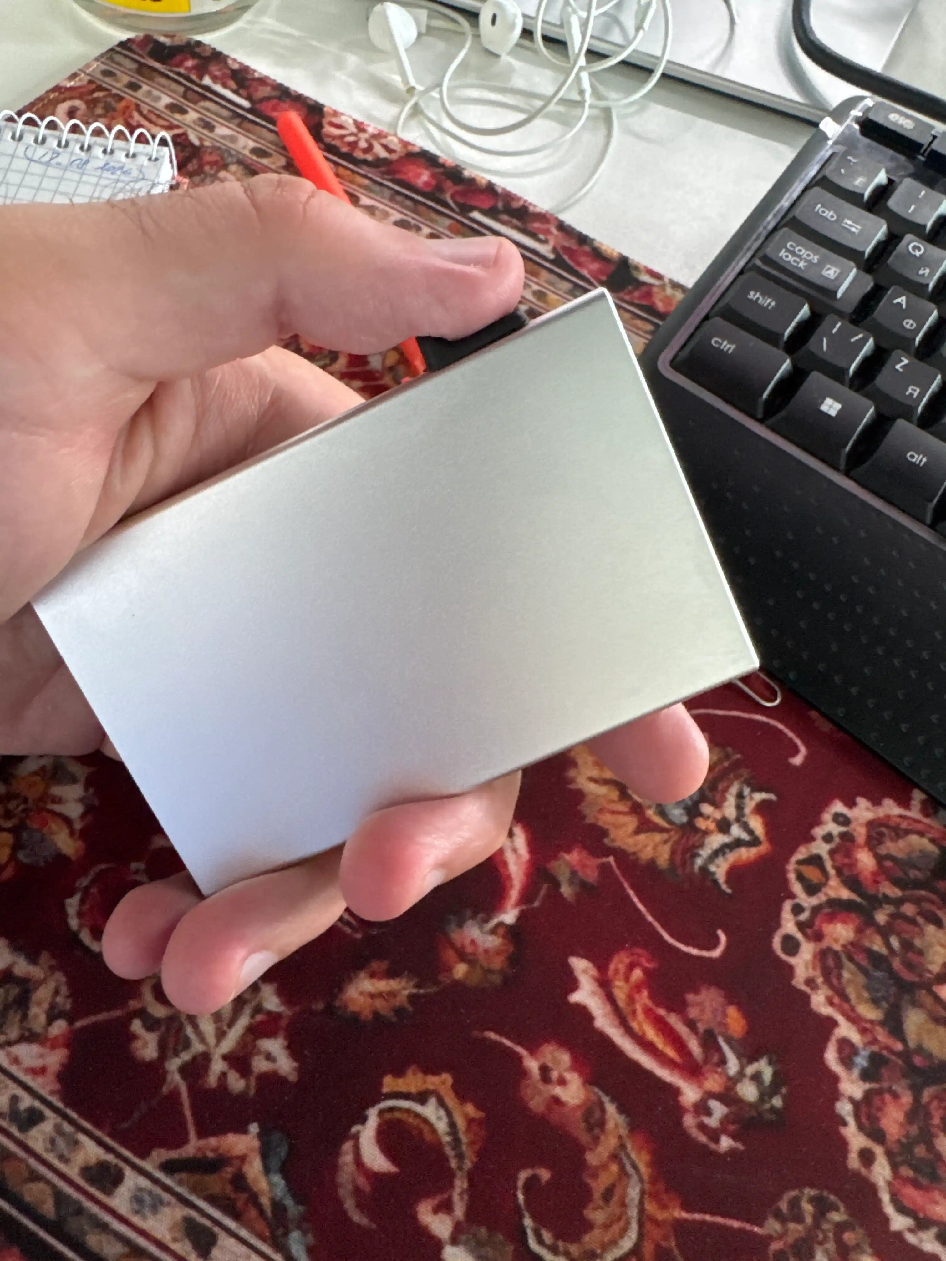 Металлический кардхолдер-RFID-защита, компактный и надежный, тактический, для документов