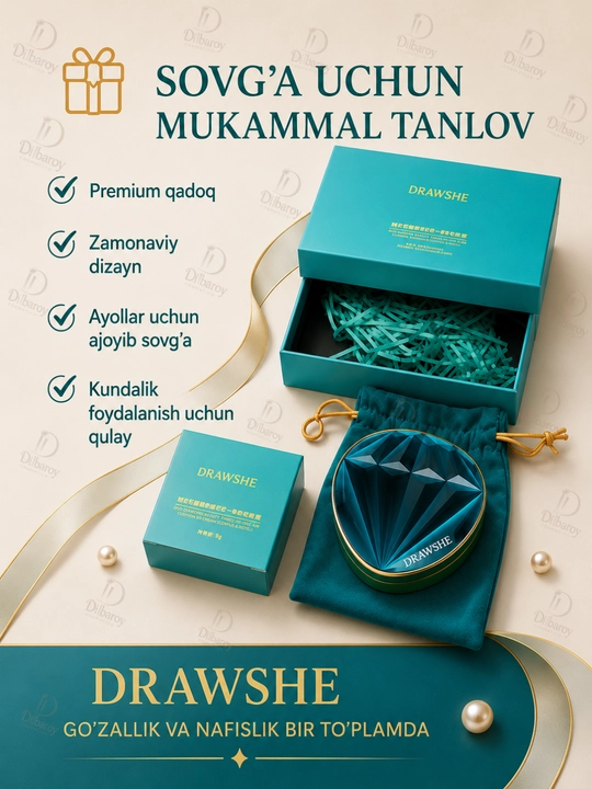 Kushon tonal krem yuz uchun namlantiruvchi Brilliant krem, 4 tasi 1 da, 13 g