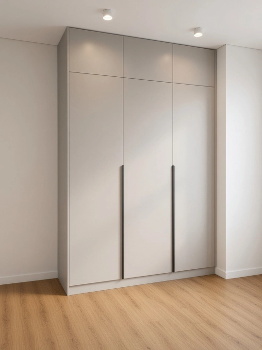 Och kulrang zamonaviy shkaf 280x150 sm, LDSP Rossiya, VITAY furniturasi