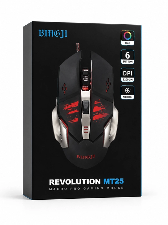 Simsiz gaming sichqoncha rgb sozlanadigan dpi ergonomik kompyuter va noutbuk uchun