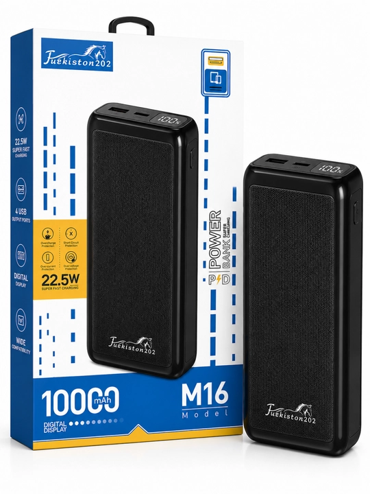 Power Bank 10000/20000/30000mAh 22.5W быстрая зарядка LED дисплей USB порты