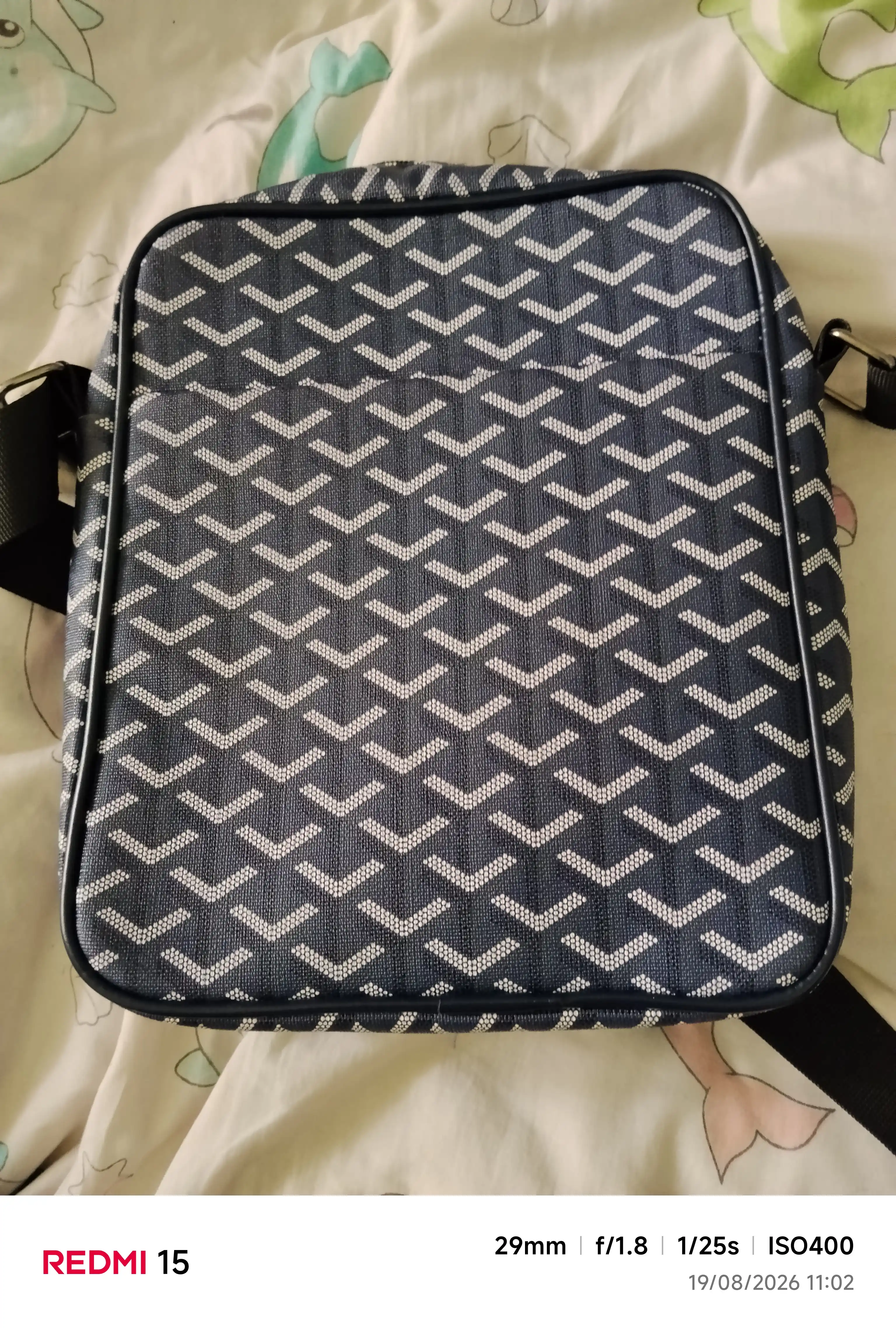 Мужская сумка через плечо, в стиле Goyard